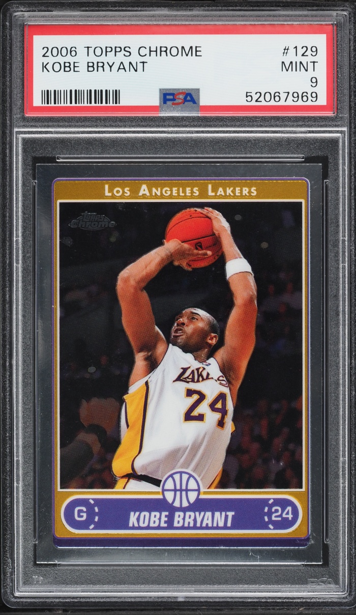 2006 Topps Chrome Kobe Bryant #129 PSA 9 MINT