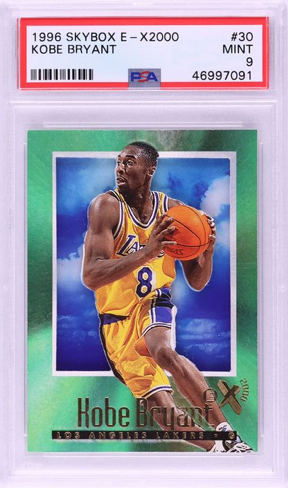 1996 Skybox E-X2000 Kobe Bryant ROOKIE #30 PSA 9 MINT