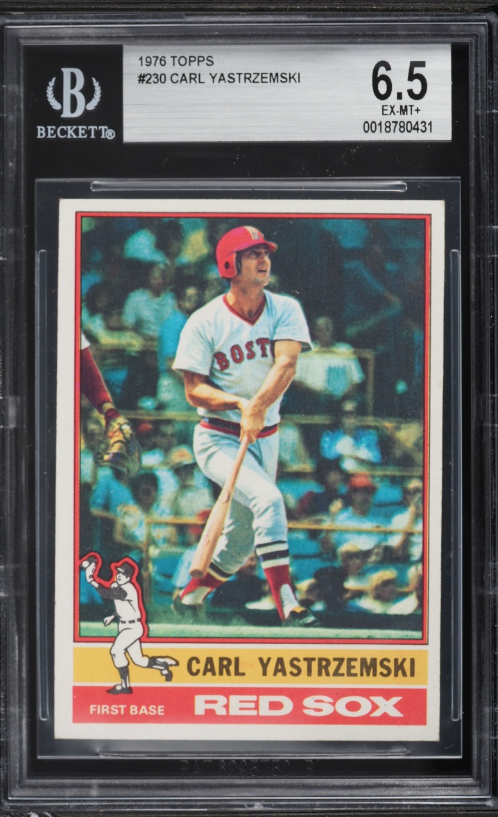 1976 Topps Carl Yastrzemski #230 BGS 6.5 EXMT+