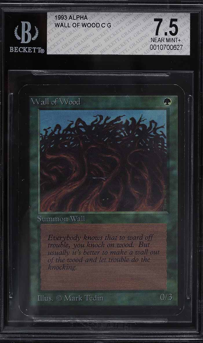 1993 Magic The Gathering MTG Alpha Time Walk PSA 10 GEM MINT on