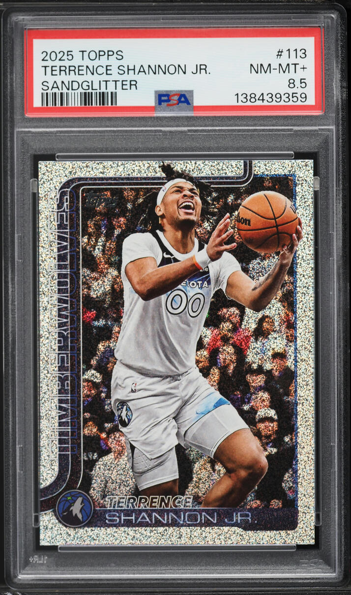 2025 Topps Sandglitter Terrence Shannon Jr. #113 PSA 8.5 NM-MT+