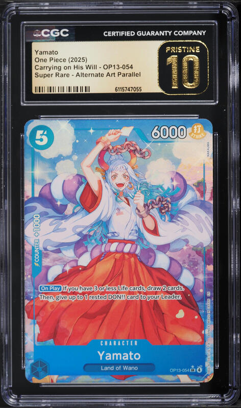 2023 One Piece Japanese Promo Magazine Vol. 17 Yamato #P-046 CGC