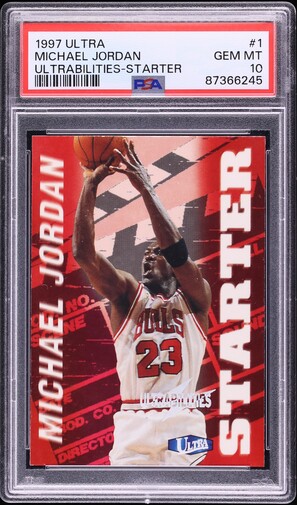 1997 Ultra Star Power Supreme Michael Jordan #SPS1 BGS 9.5 GEM