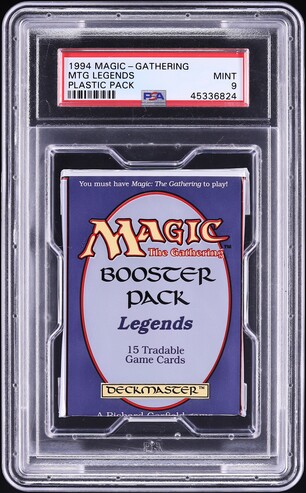 1994 Magic The Gathering MTG Legends Wood Elemental R G PSA 9 MINT