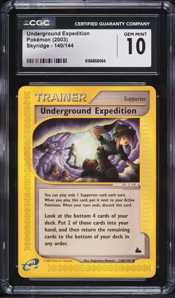 2003 Pokemon Skyridge Underground Expedition #140 CGC 10 GEM MINT