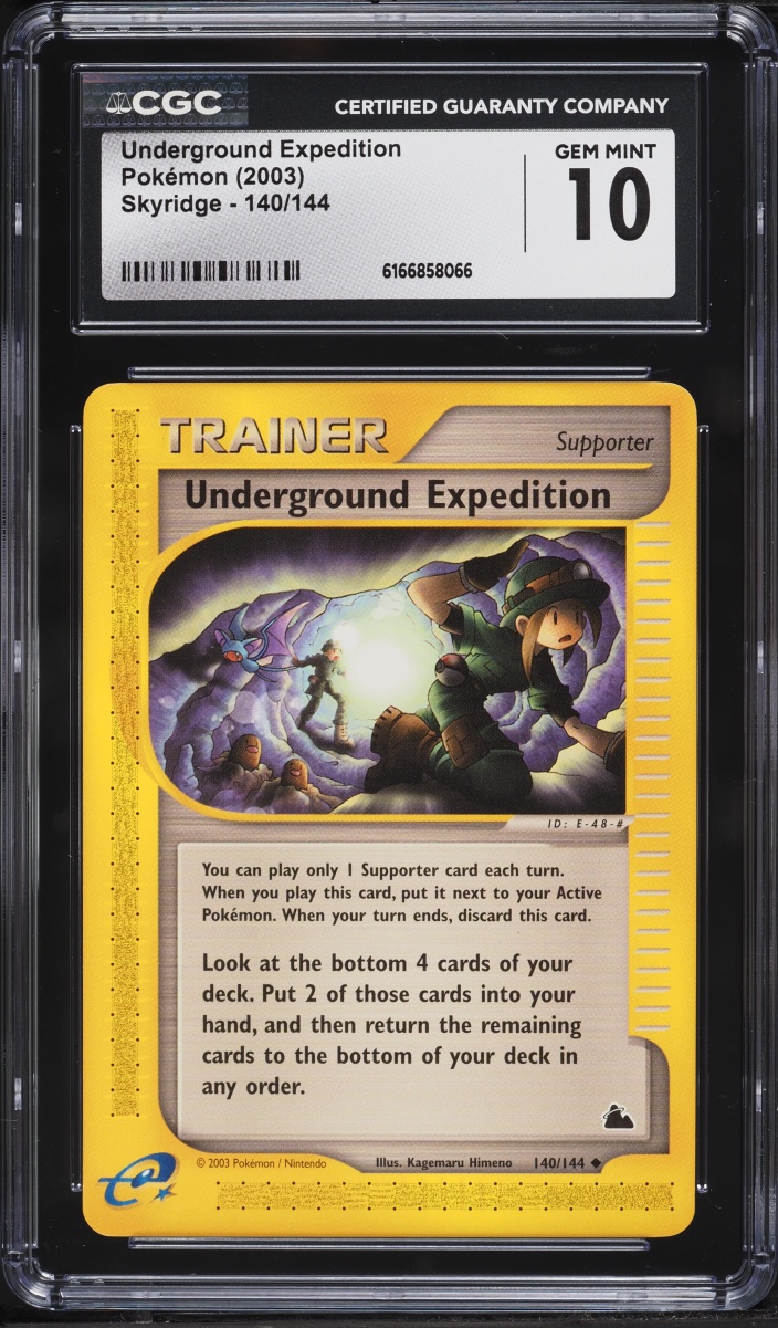 2003 Pokemon Skyridge Underground Expedition #140 CGC 10 GEM MINT