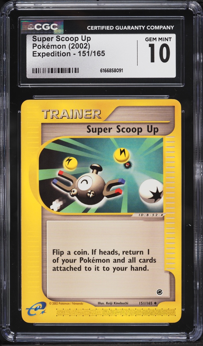 2002 Pokemon Expedition Super Scoop Up #151 CGC 10 GEM MINT