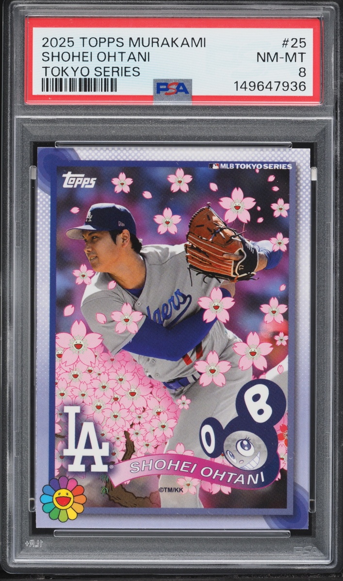 2025 Topps Murakami Tokyo Series Shohei Ohtani #25 PSA 8 NM-MT