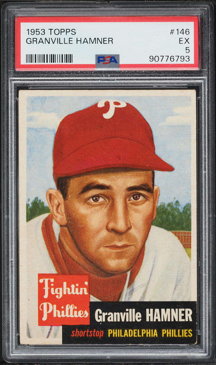 1953 Topps Granny Hamner #146 PSA 5 EX