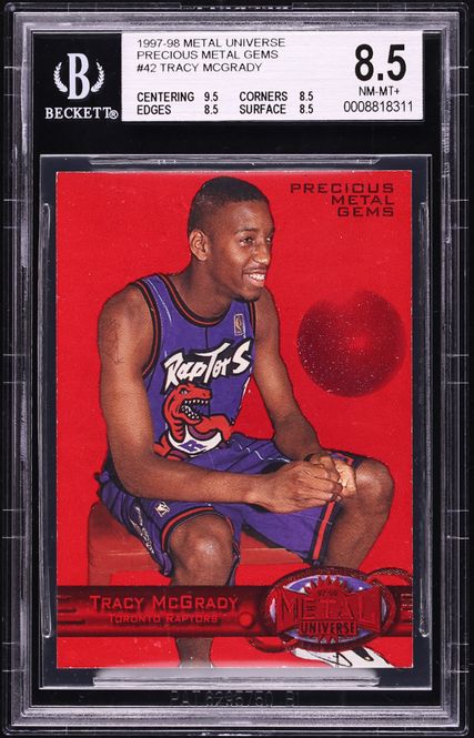 1997 Fleer Basketball Tracy McGrady ROOKIE #226 PSA 10 GEM MINT on