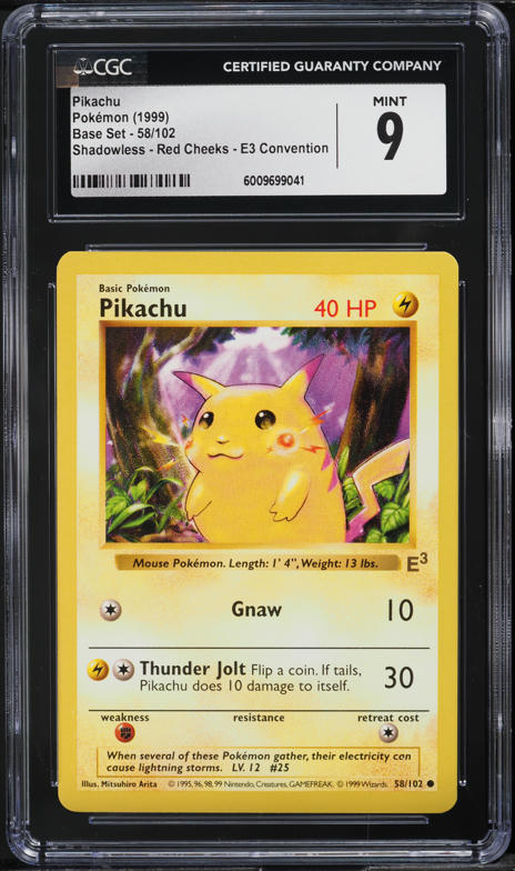2015 Pokemon Japanese XY Promo 7-11 Bento Box Pikachu #154 PSA 10