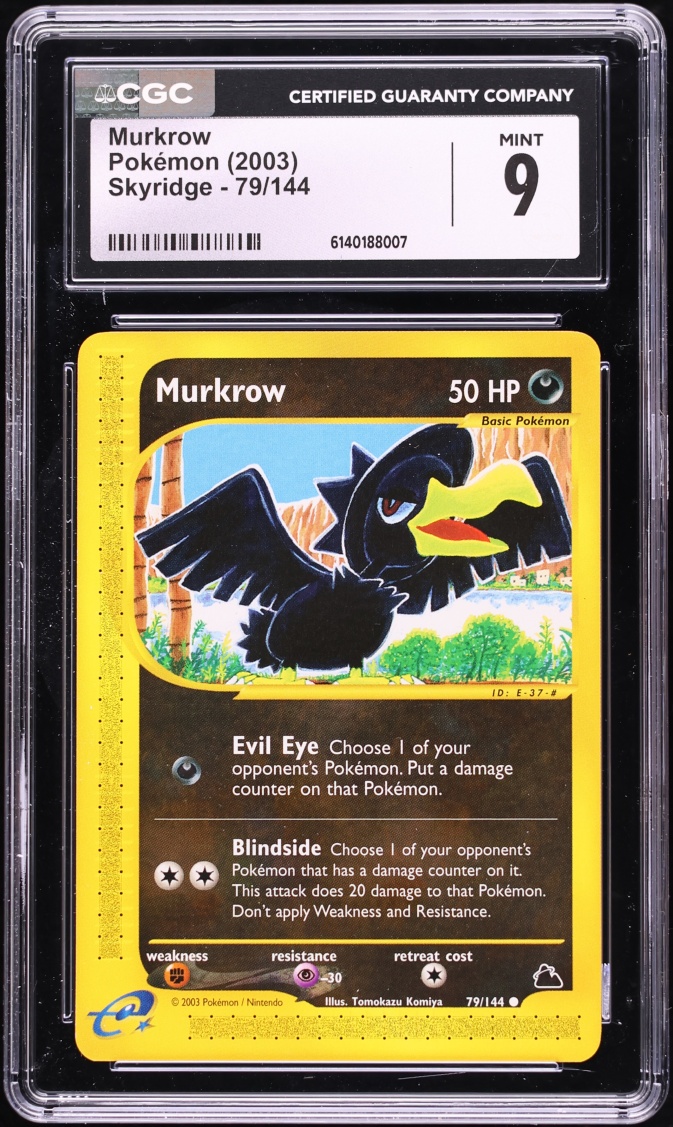 2003 Pokemon Skyridge Murkrow #79 CGC 9 MINT