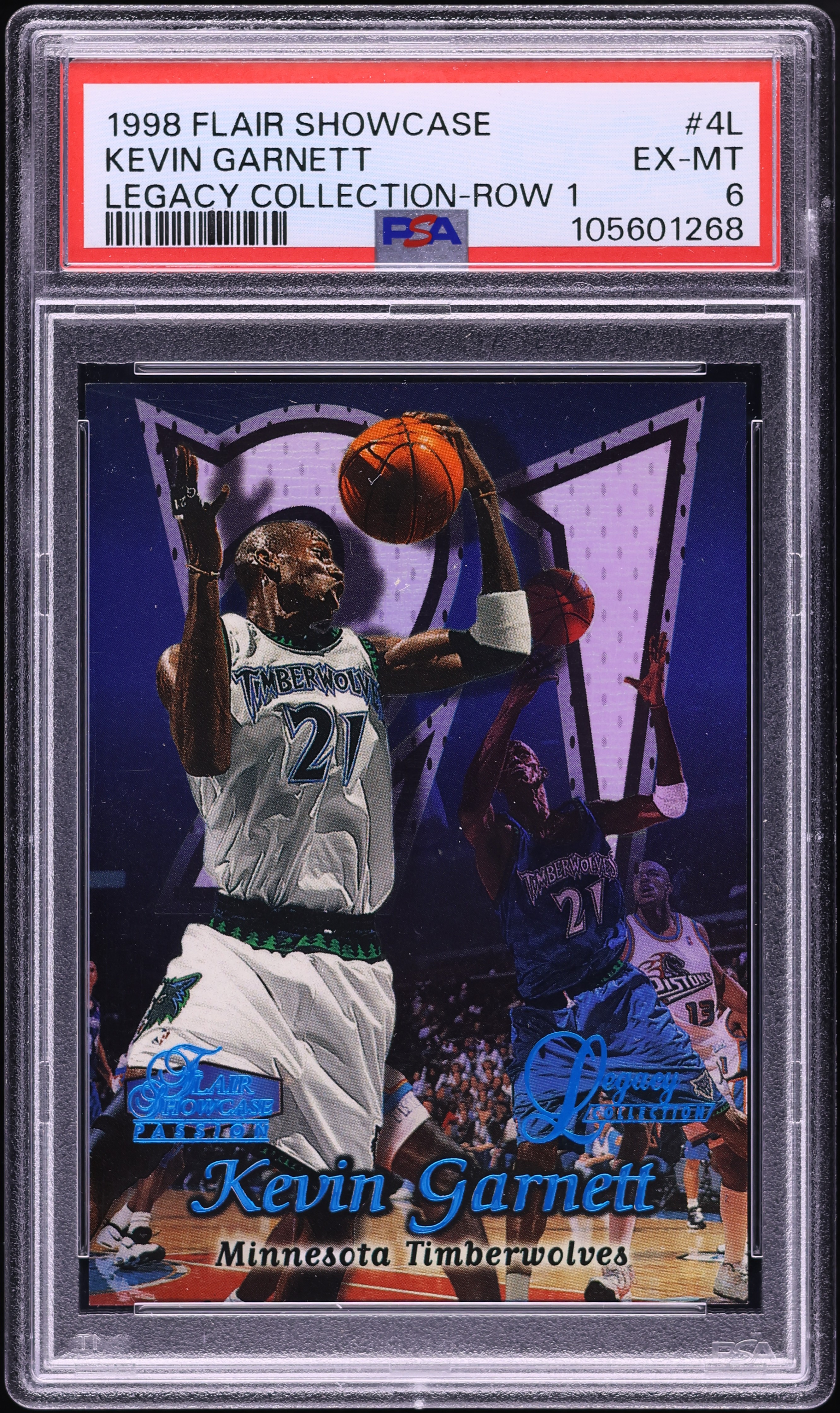 【NBA】98-99 Flair showcase Kevin Garnett 1998-99 Flair Showcase Takeit2.net Kevin Garnett Serial