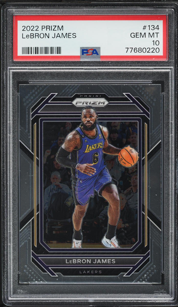 2022 Panini Prizm LeBron James #134 PSA 10 GEM MINT