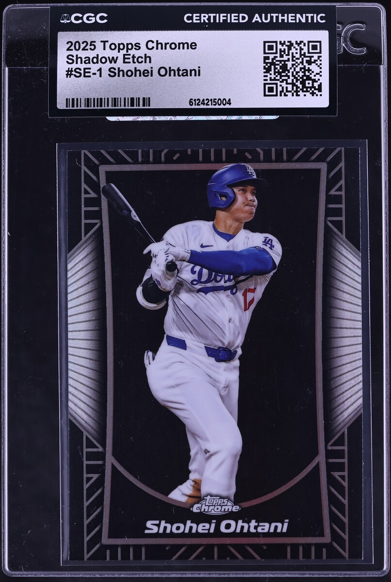2025 Topps Chrome Shadow Etch Shohei Ohtani #SE-1 CGC AUTH