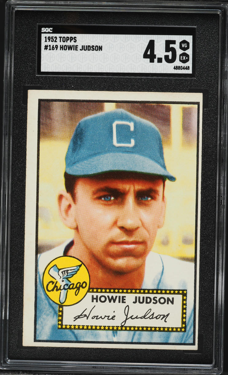 1952 Topps Howie Judson #169 SGC 4.5 VGEX+