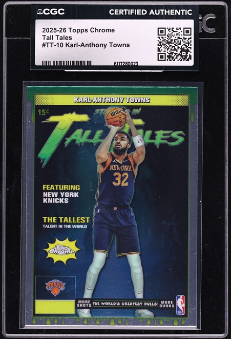 2021 Panini Flawless Gold Karl-Anthony Towns PATCH AUTO 1/10 #29