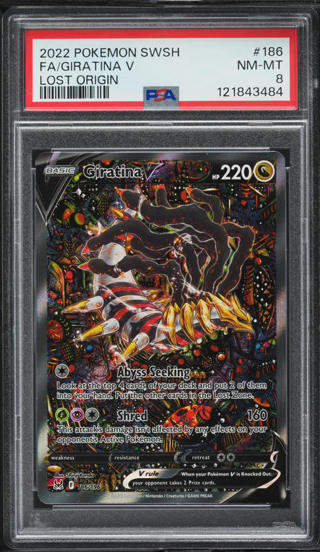 2022 Pokemon Japanese SWSH Lost Abyss Alt Art Giratina V #111 PSA