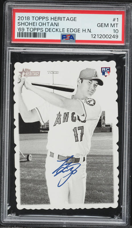 2018 Bowman Shohei Ohtani ROOKIE #49 CGC AUTH on Fanatics Collect