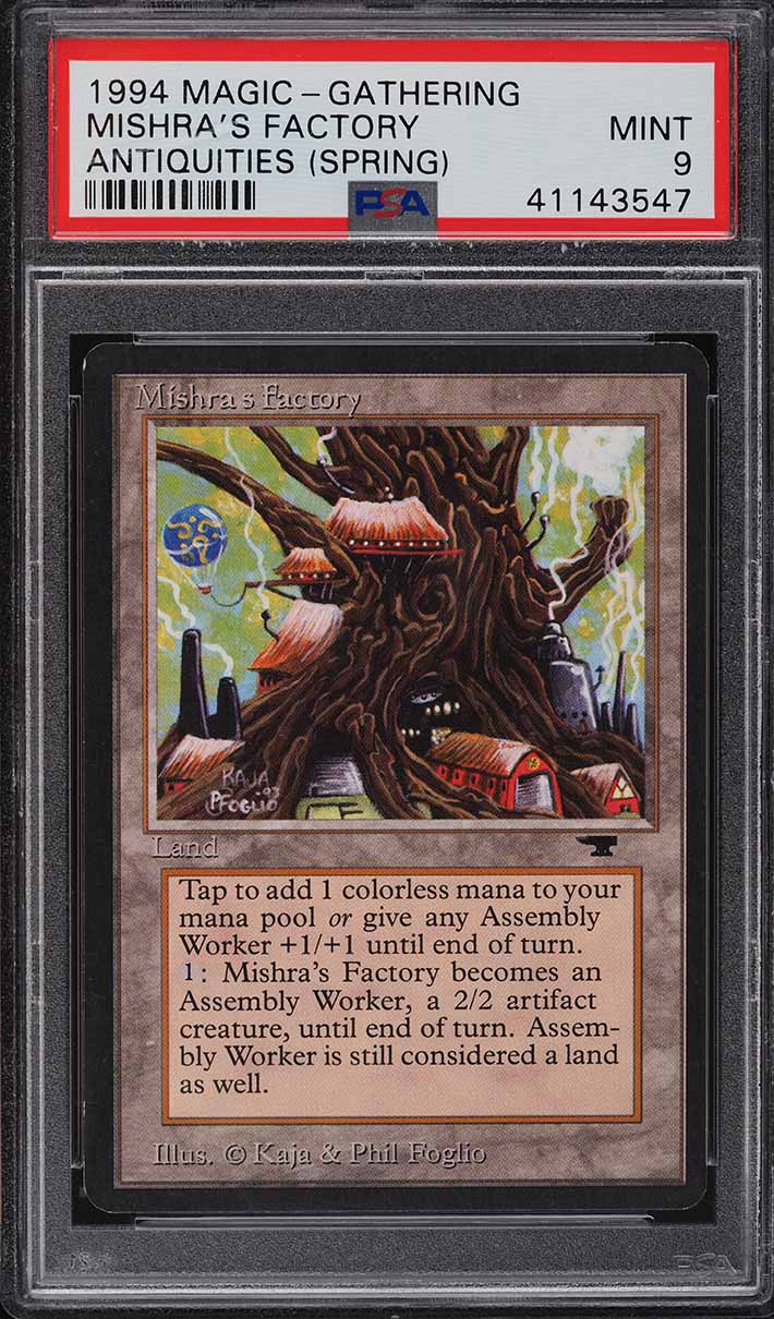 1994 Magic The Gathering MTG Antiquities Mishra's Factory Spring