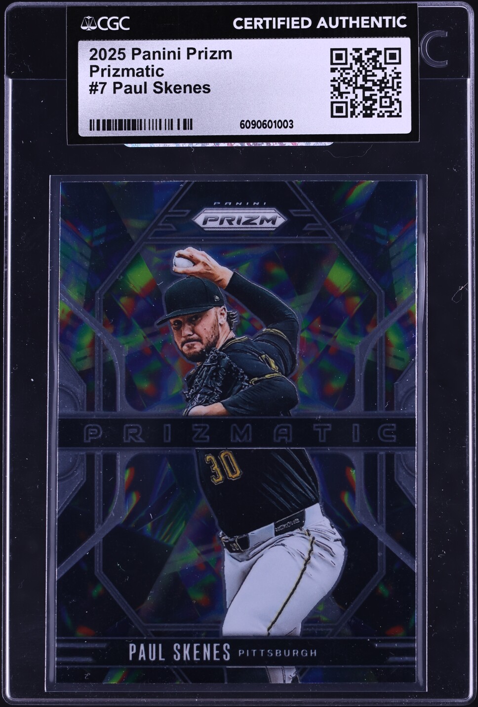 2025 Panini Prizm Prizmatic Paul Skenes #7 CGC AUTH