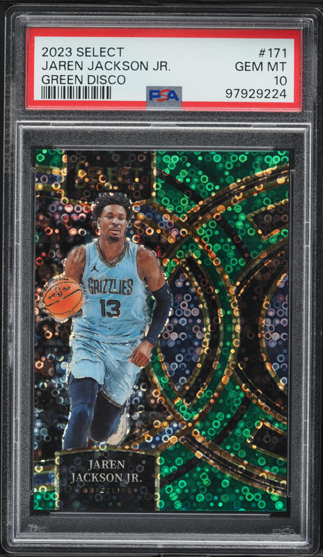 2023 Select Tie-Dye Prizm Myles Turner PATCH AUTO /25 #AMTUR PSA 8
