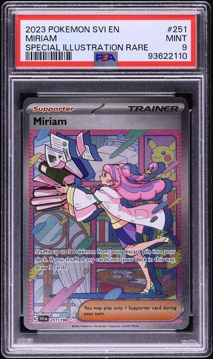 2023 Pokemon Thai Scarlet Violet EX Special Art Rare Miriam #105