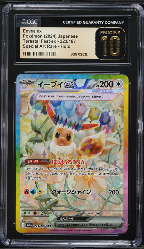 2024 Pokemon Japanese SV Terastal Fest ex Art Rare Eevee ex #224