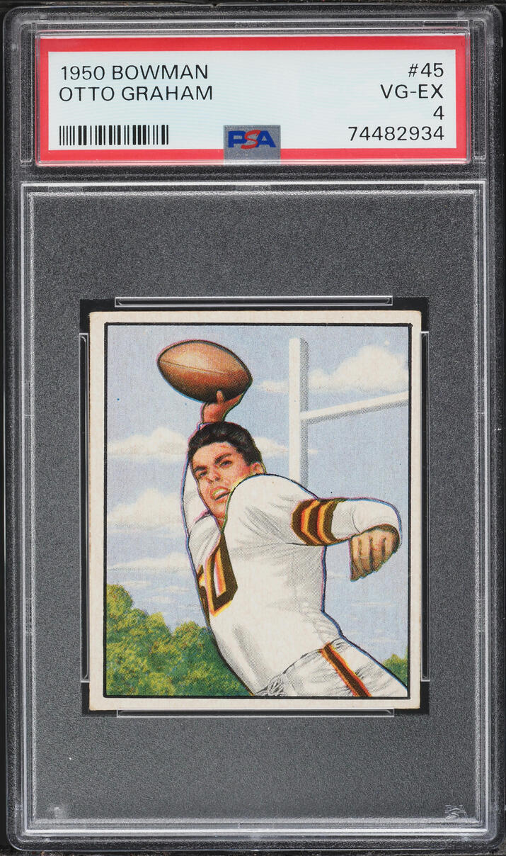 1950 Bowman Football Otto Graham ROOKIE #45 PSA 4 VGEX