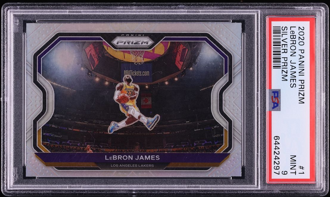 2020 Panini Prizm Silver LeBron James #1 PSA 9 MINT - Photo 1