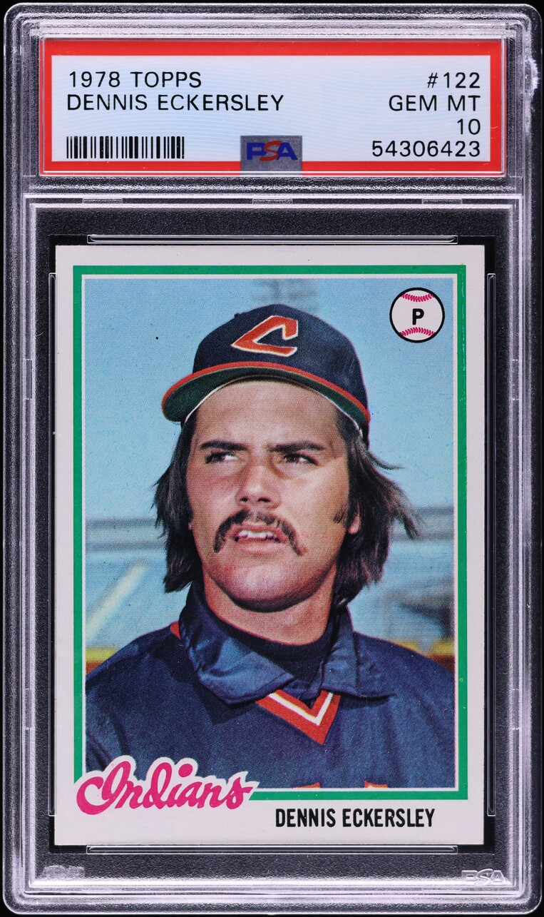 1978 Topps Dennis Eckersley #122 PSA 10 GEM MINT