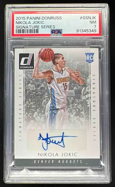 その他 NIKOLA JOKIC RC DONRUSS PSA9 2015 Donruss Basketball Nikola Jokic ROOKIE #215 PSA 9 MINT on