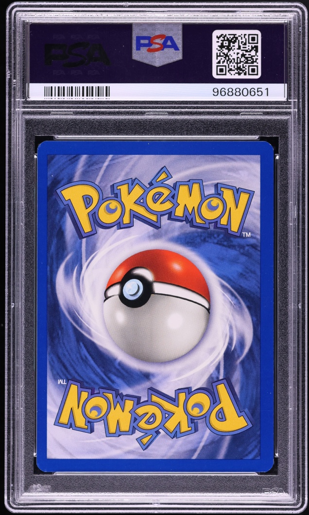 1999 Pokemon Portuguese Base Set Holo Charizard #4 PSA 8 NM-MT