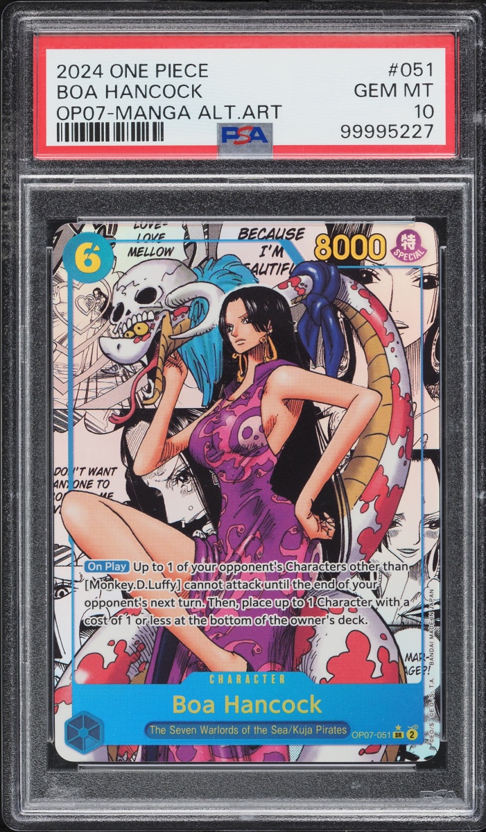 2024 One Piece 500 Years In The Future Manga Art SR Boa Hancock #OP07-051 PSA 10 GEM MINT