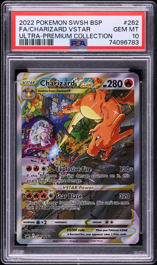 2022 Pokemon SWSH Black Star Promo Ultra Premium Charizard VSTAR