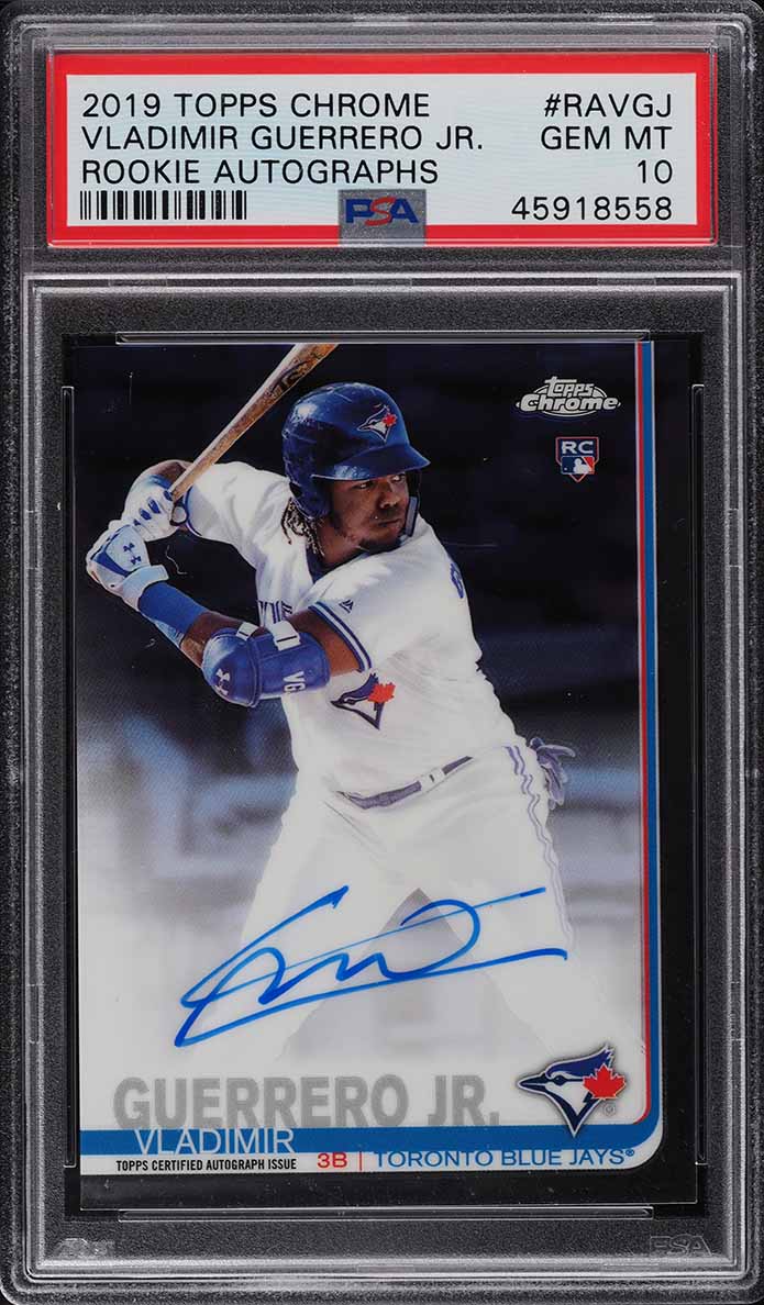 2019 Panini Phoenix Holo Vladimir Guerrero Jr. ROOKIE #14 BGS 9.5
