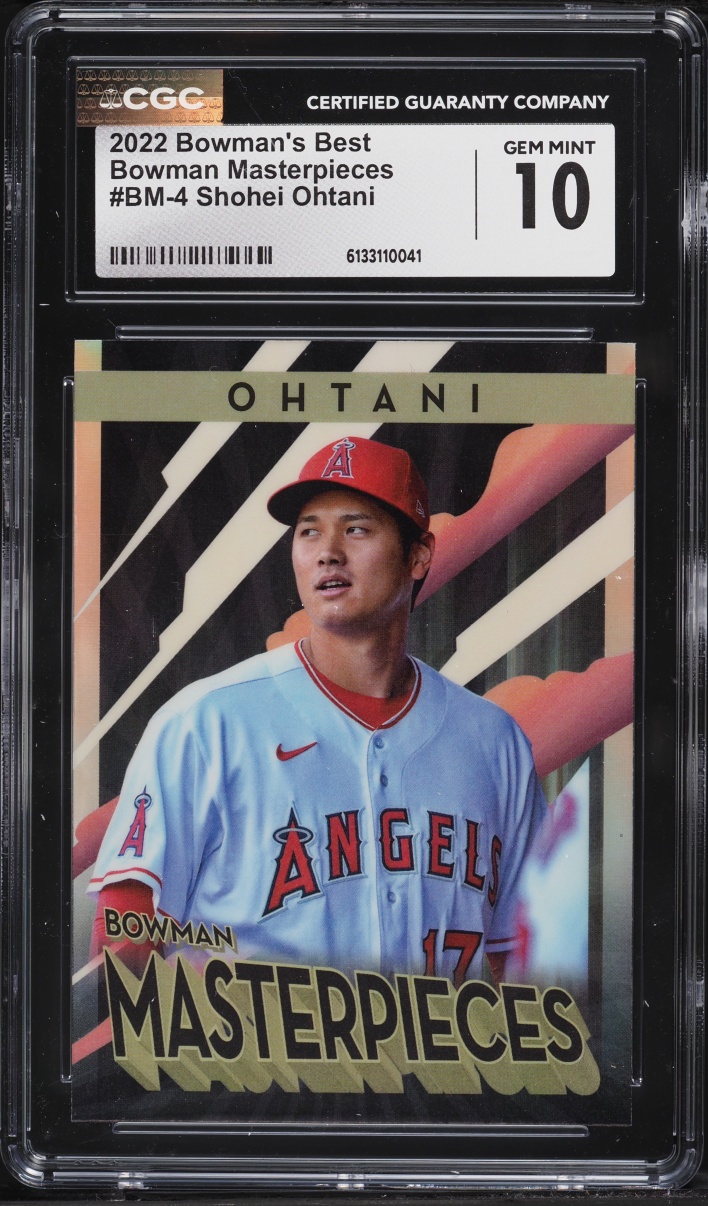 2022 Bowman's Best Masterpieces Shohei Ohtani #BM-4 CGC 10 GEM MINT