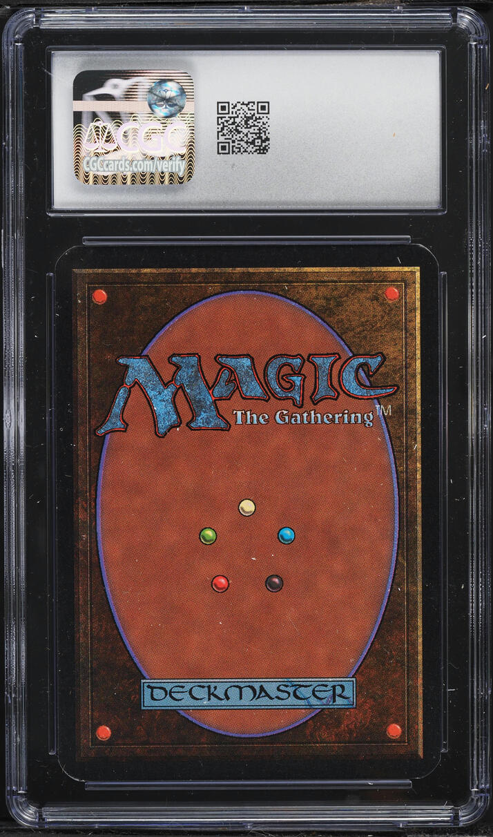1993 Magic The Gathering MTG Alpha Basic Land Mountain (Blue Sky) CGC 9.5 MINT+