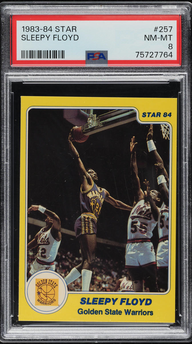 1983 Star Basketball Sleepy Floyd #257 PSA 8 NM-MT