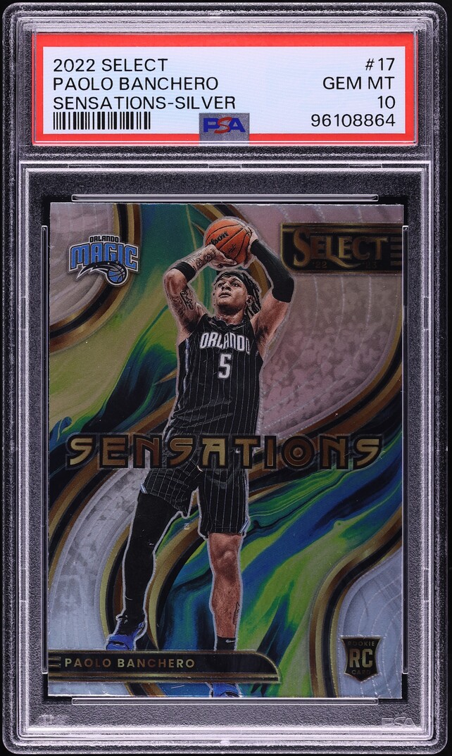 2022 Select Sensations Silver Paolo Banchero ROOKIE #17 PSA 10 GEM MINT