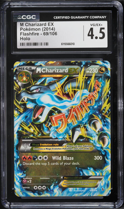 2014 Pokemon XY Flashfire Holo M Charizard EX #69 PSA 10 GEM MINT