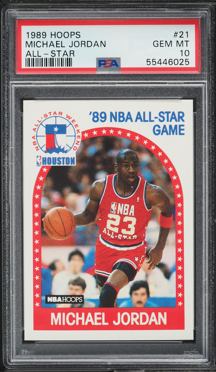 1989 Hoops Michael Jordan ALL-STAR #21 PSA 10 GEM MINT