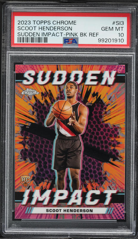 2023 Panini Prizm Silver Scoot Henderson ROOKIE #141 PSA 10 GEM