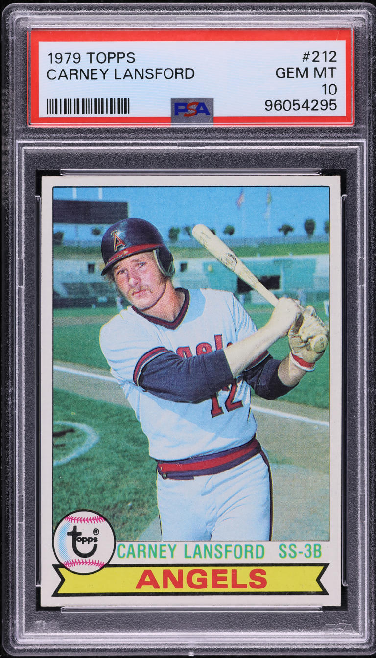 1979 Topps Carney Lansford #212 PSA 10 GEM MINT