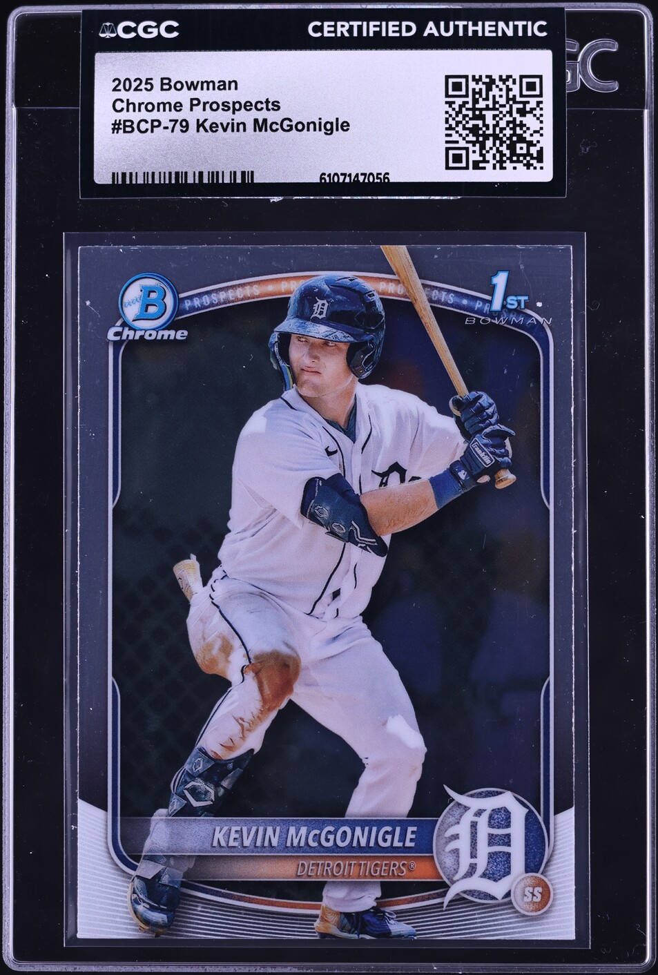 2025 Bowman Chrome Kevin McGonigle PROSPECT #BCP-79 CGC AUTH
