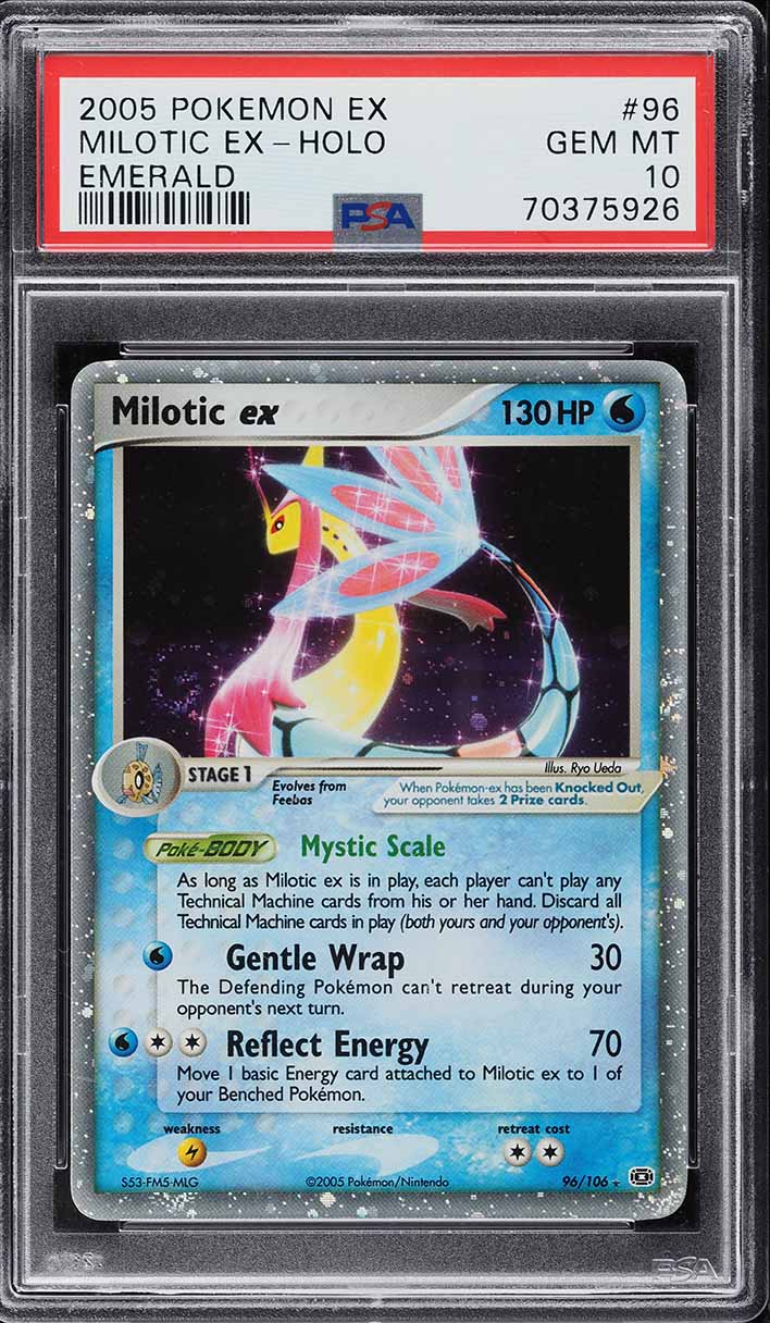 2005 Pokemon EX Emerald Holo Milotic ex #96 PSA 10 GEM MINT