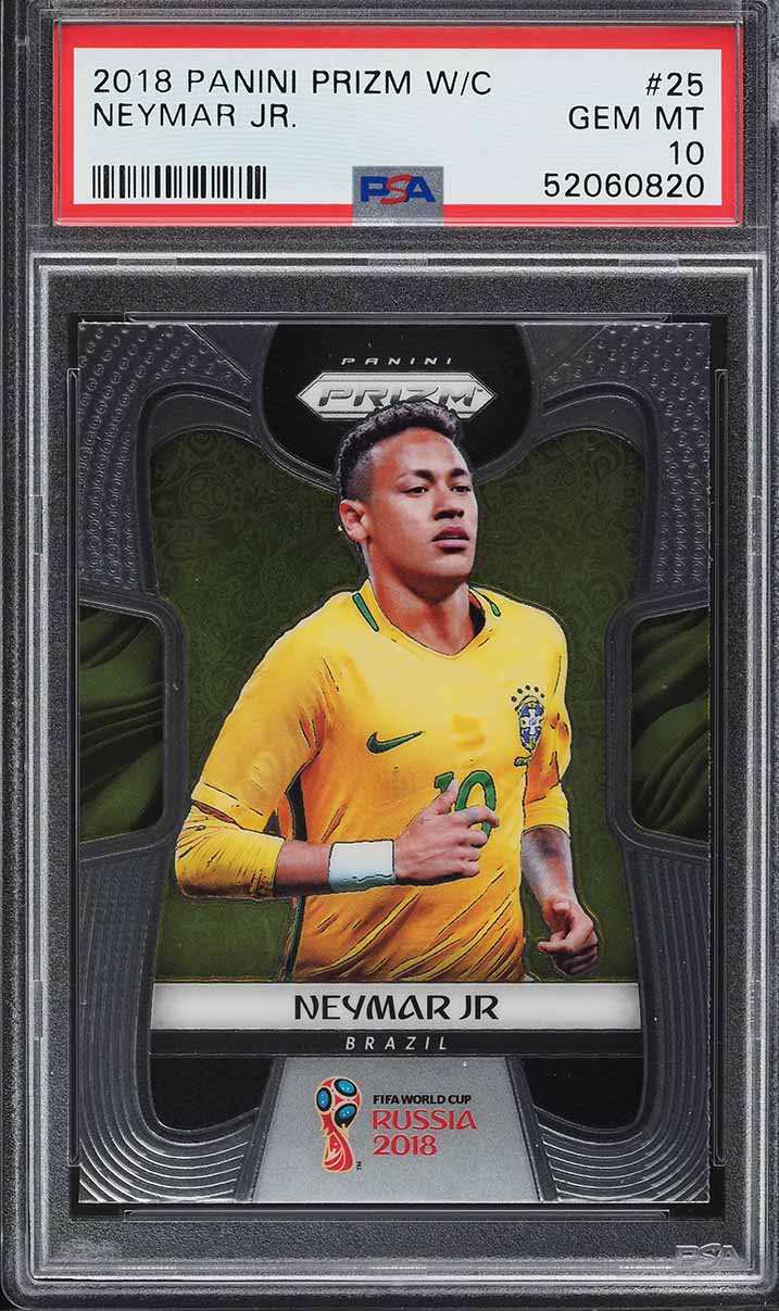 2014 Panini Prizm World Cup Neymar Jr AUTO #112 PSA/DNA 10 GEM