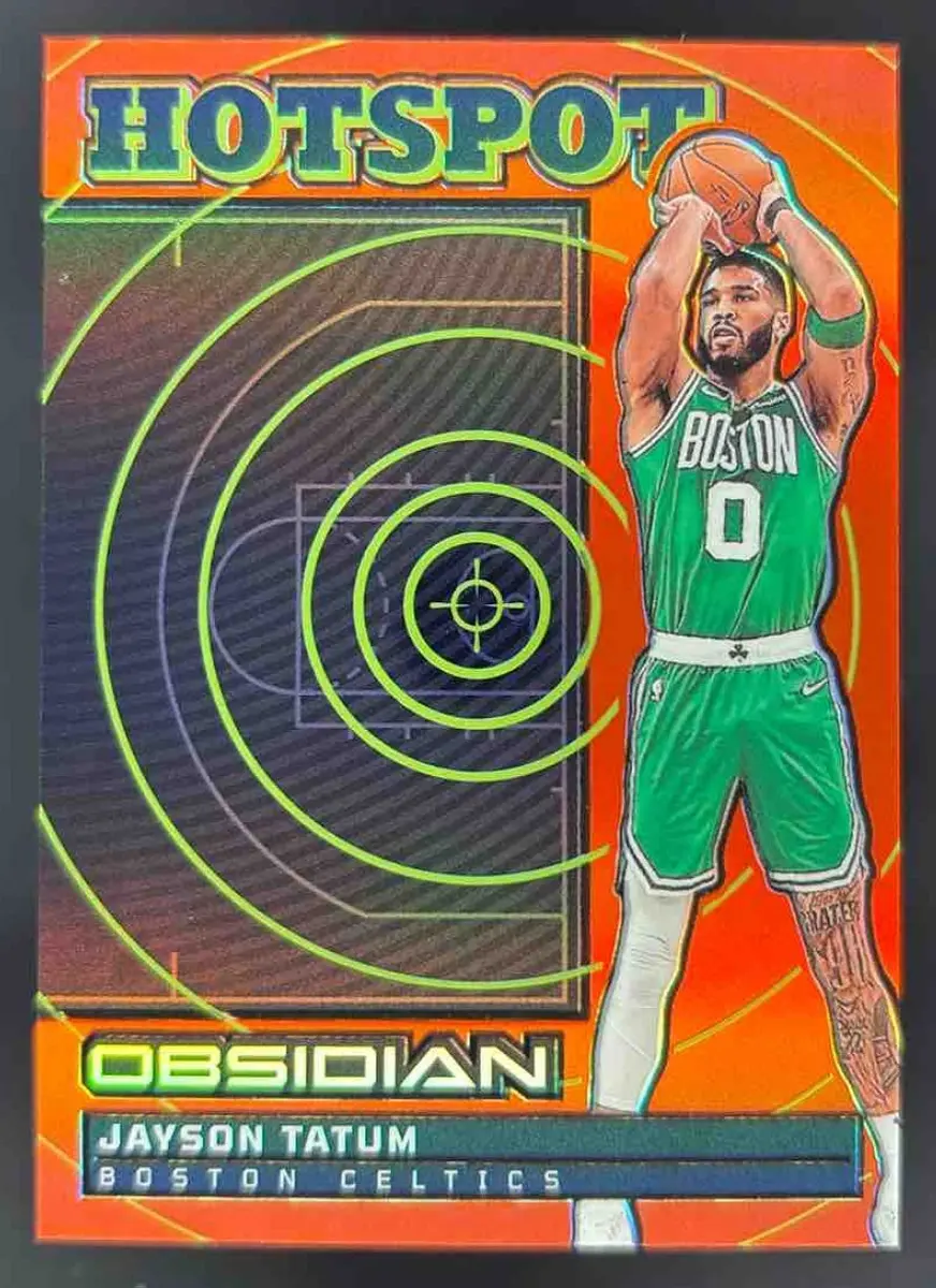 2024-25 Panini Obsidian Hotspot Electric Etch Orange Flood #4