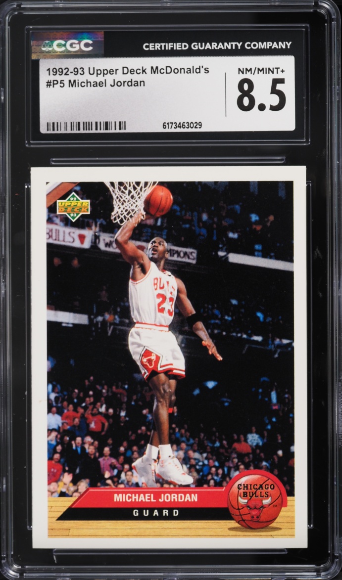 1992 Upper Deck McDonald's Michael Jordan #P5 CGC 8.5 NM-MT+