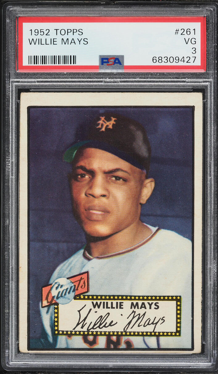 1952 Topps Willie Mays #261 PSA 3 VG